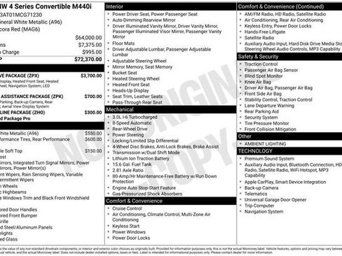 Used 2021 BMW M440i Convertible w/ Executive Package image 15