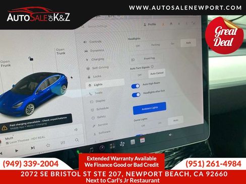 Used 2020 Tesla Model 3 Performance AWD/4WD image 39