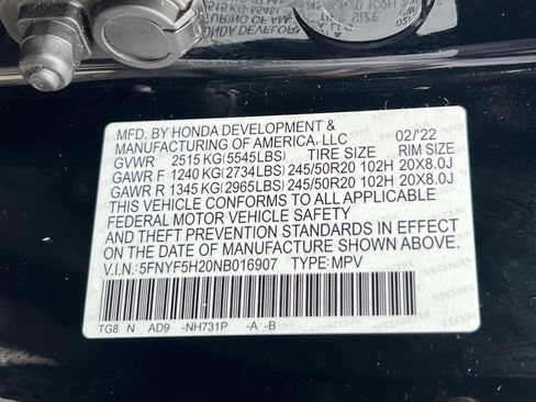 Used 2022 Honda Pilot Special Edition image 33