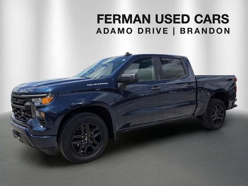 Certified 2023 Chevrolet Silverado 1500 Custom w/ LPO, Dark Essentials Package RWD image 1