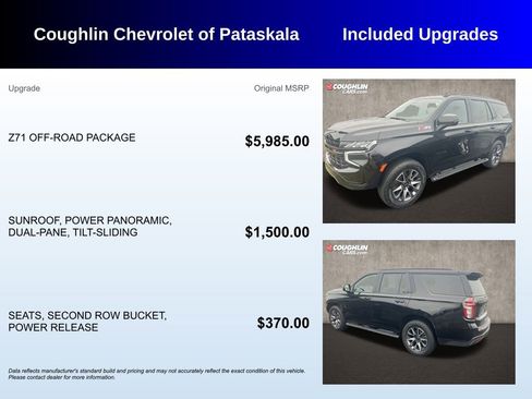 Used 2023 Chevrolet Tahoe Z71 w/ Z71 Off-Road Package image 3