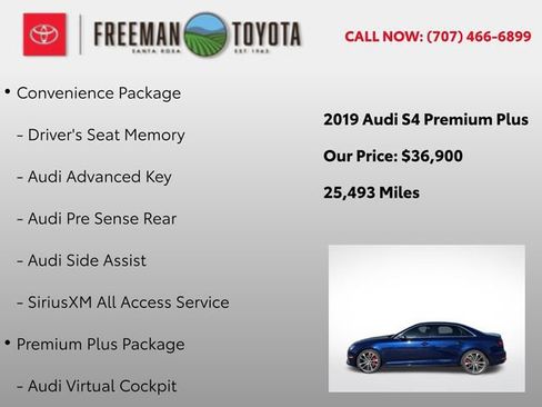 Used 2019 Audi S4 Premium Plus w/ Premium Plus Package image 9