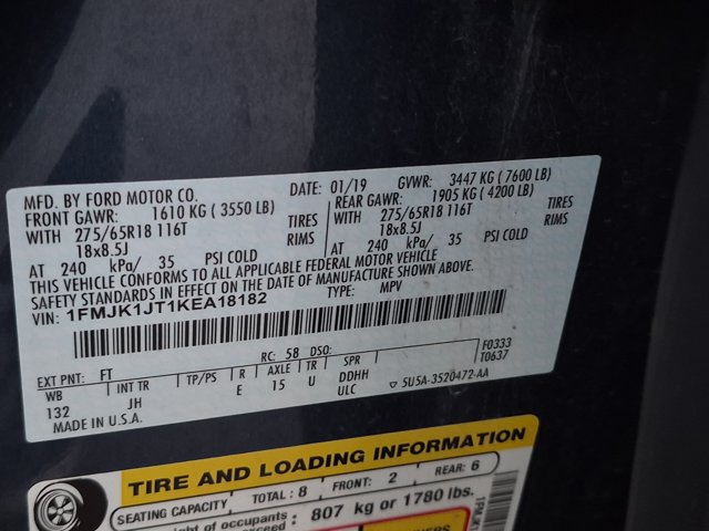 Used 2019 Ford Expedition Max XLT AWD/4WD image 17