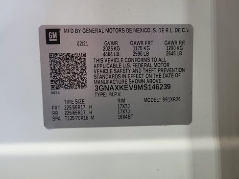Used 2021 Chevrolet Equinox LT FWD image 33