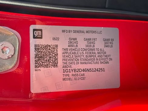 Used 2022 Chevrolet Corvette Stingray Preferred Cpe w/ Z51 Performance Package RWD image 52