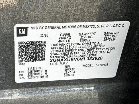 Used 2021 Chevrolet Equinox LT AWD/4WD image 31