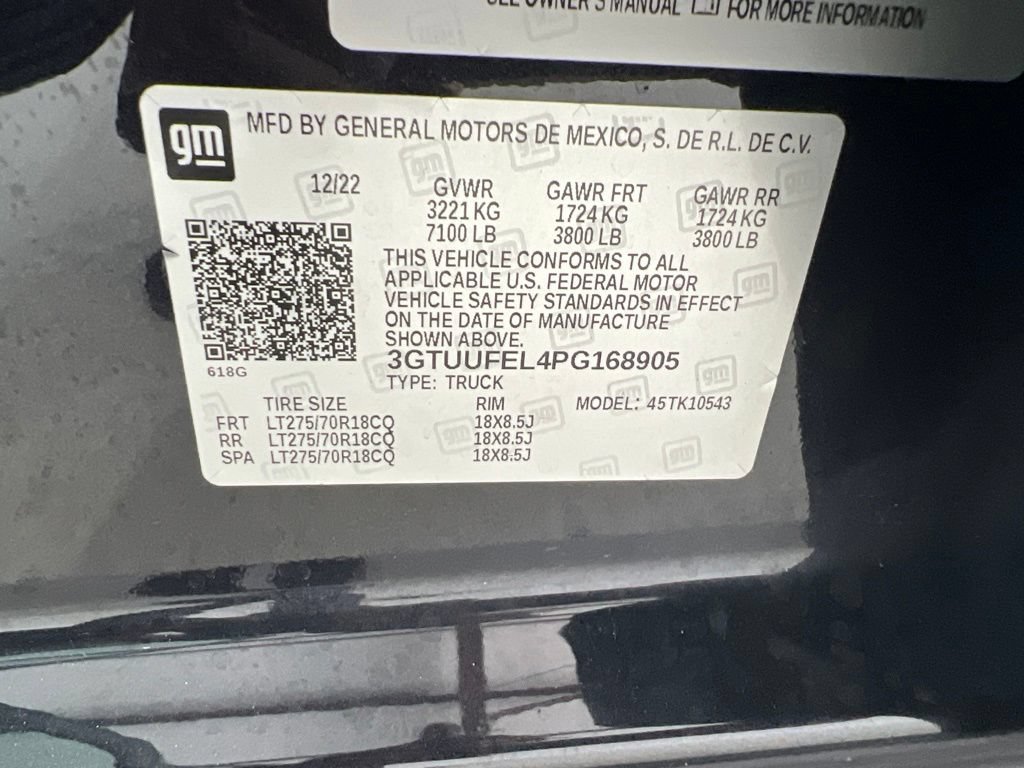 Used 2023 GMC Sierra 1500 AT4X AWD/4WD image 33