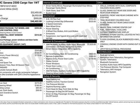 Used 2016 GMC Savana 2500 Extended RWD image 12