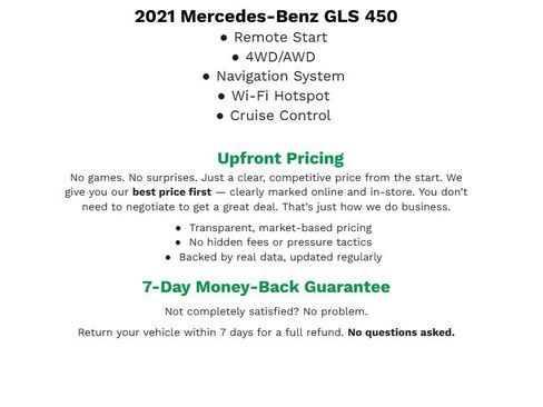 Used 2021 Mercedes-Benz GLS 450 4MATIC image 2