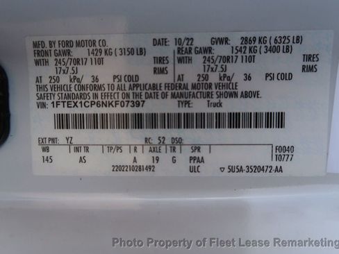 Used 2022 Ford F150 XL w/ Equipment Group 101A High RWD image 14