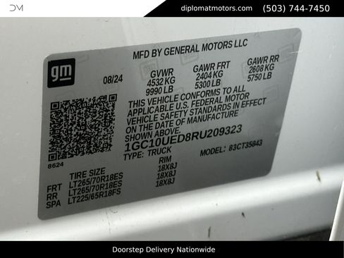 Used 2024 Chevrolet Silverado EV W/T AWD/4WD image 48