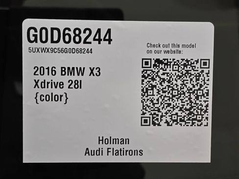 Used 2016 BMW X3 xDrive28i image 37