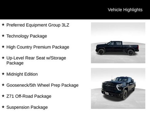 Used 2025 Chevrolet Silverado 3500 High Country w/ High Country Premium Package AWD/4WD image 3