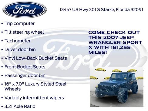 Used 2007 Jeep Wrangler X image 20