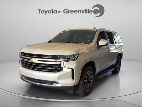 Used 2021 Chevrolet Tahoe LT w/ Rear Media and Nav Package RWD image 1