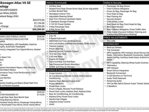 Used 2023 Volkswagen Atlas SE image 1