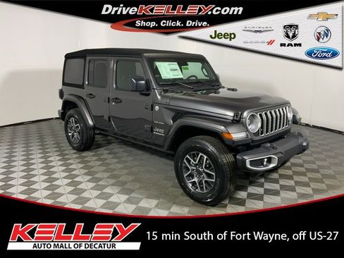 Used 2024 Jeep Wrangler Sahara w/ Technology Group image 1