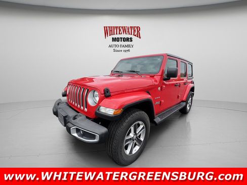Used 2021 Jeep Wrangler Unlimited Sahara AWD/4WD image 1