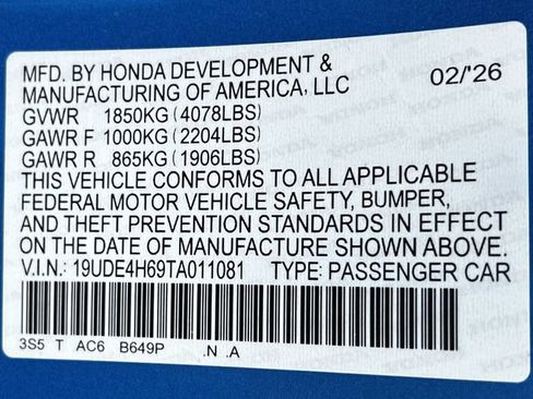 New 2026 Acura Integra A-Spec FWD image 35