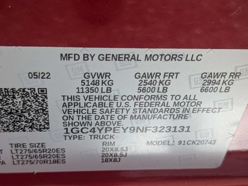 Used 2022 Chevrolet Silverado 2500 LTZ w/ LTZ Plus Package AWD/4WD image 21