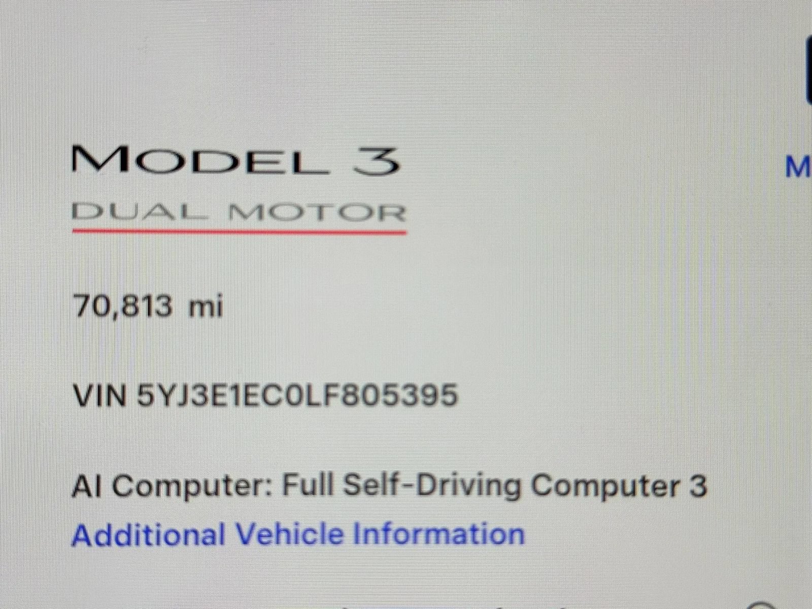 Used 2020 Tesla Model 3 Performance AWD/4WD image 23