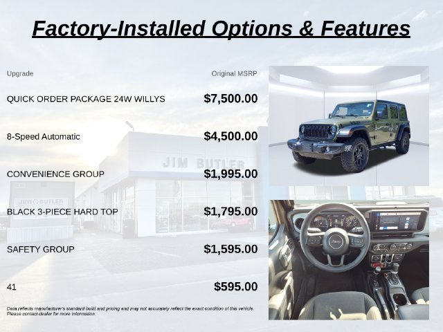 Used 2025 Jeep Wrangler Unlimited Sport AWD/4WD image 3
