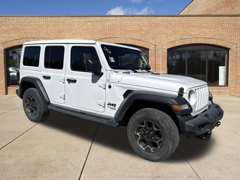 Used 2021 Jeep Wrangler Unlimited Sport w/ Sun And Sound Package AWD/4WD image 1