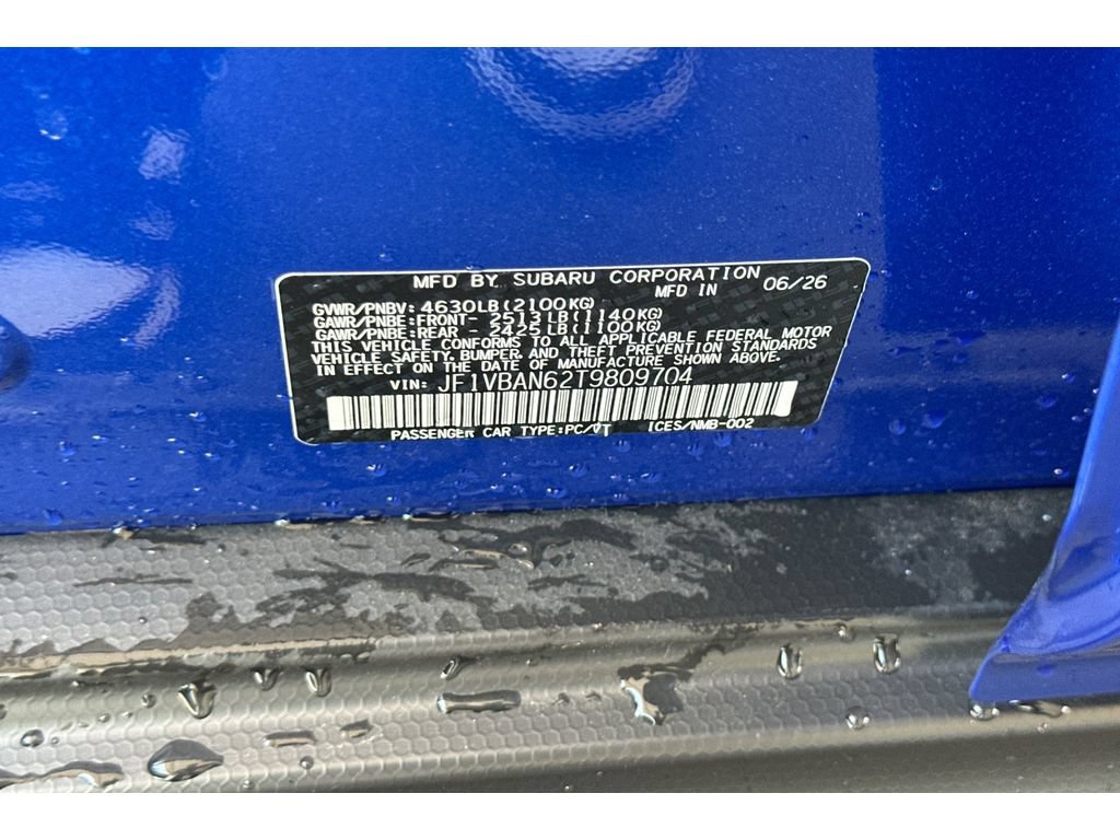 New 2026 Subaru WRX Limited w/ WRX Electronics Package AWD/4WD image 25