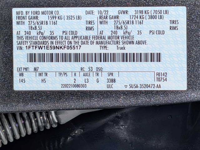 Certified 2022 Ford F150 Lariat AWD/4WD image 22