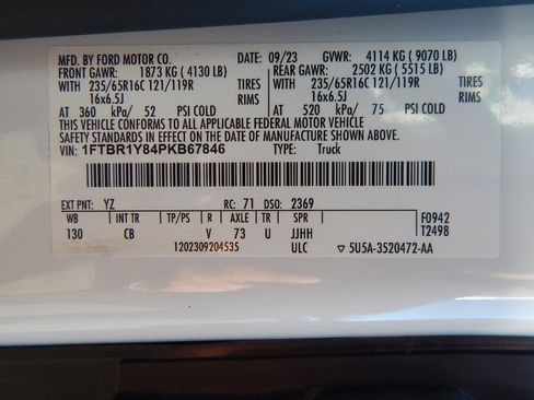 Used 2023 Ford Transit 250 w/ Exterior Upgrade Package image 27