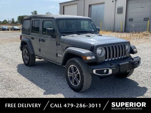 Used 2023 Jeep Wrangler Unlimited Sahara w/ Cold Weather Group AWD/4WD image 1