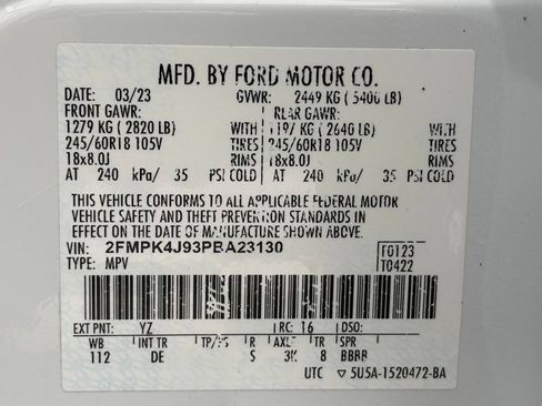 Used 2023 Ford Edge SEL w/ Convenience Package AWD/4WD image 47