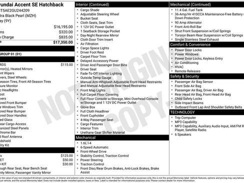 Used 2016 Hyundai Accent SE FWD image 4