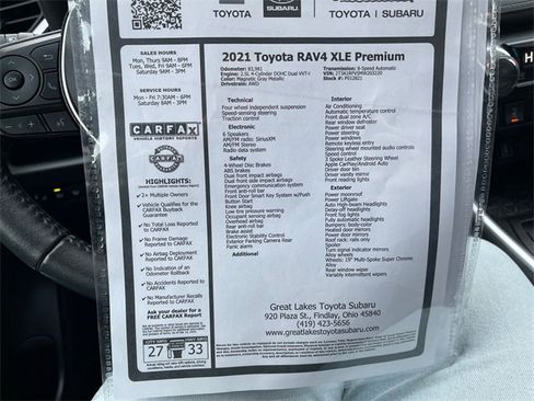 Used 2021 Toyota RAV4 XLE Premium image 27
