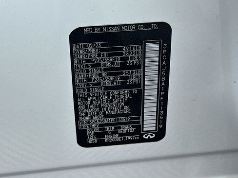 Used 2023 INFINITI QX50 Luxe image 12