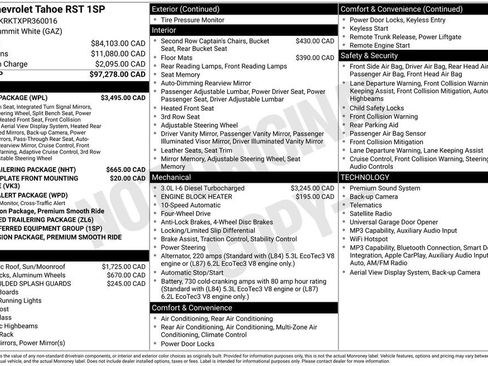 Used 2023 Chevrolet Tahoe RST w/ Luxury Package AWD/4WD image 39