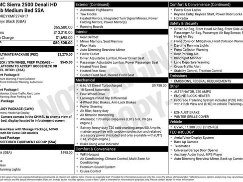 Used 2021 GMC Sierra 2500 Denali w/ Denali Ultimate Package image 5