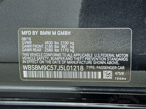 Used 2018 BMW M3 Base w/ Competition Package image 38