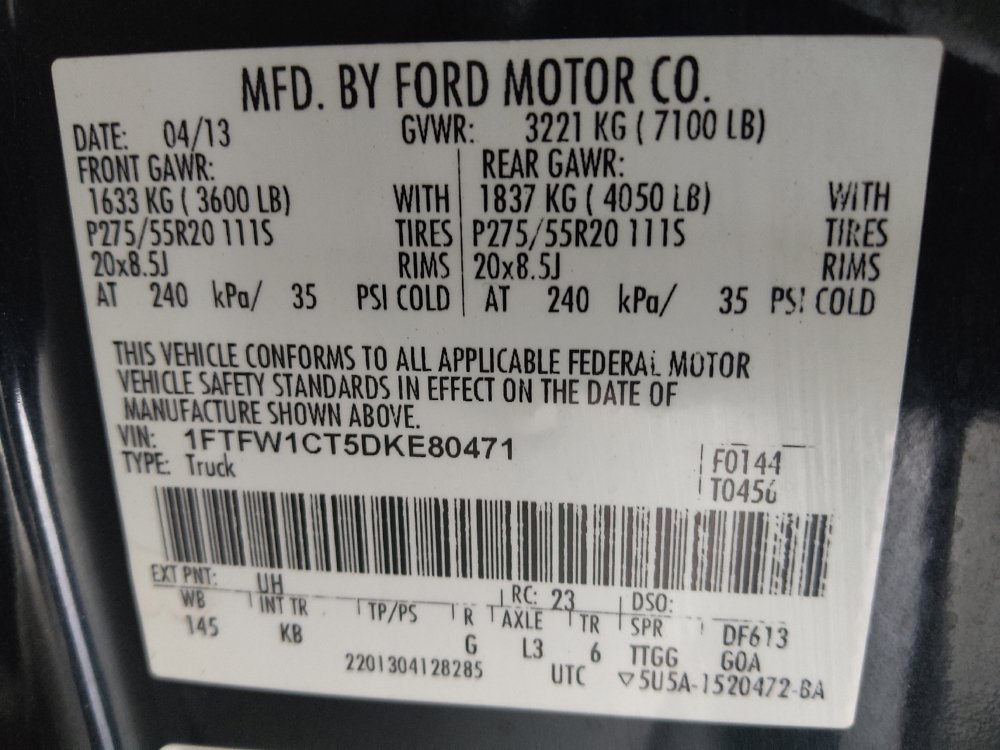 Used 2013 Ford F150 King Ranch w/ King Ranch Luxury Pkg RWD image 33