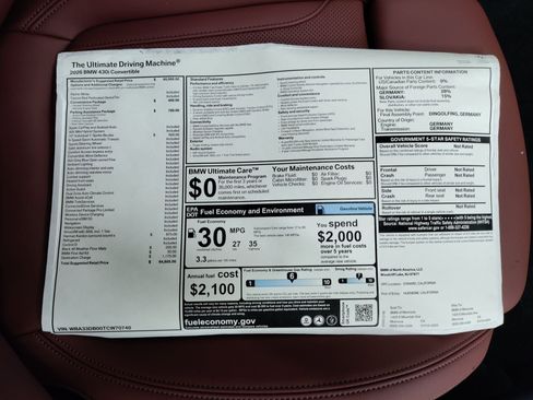 New 2026 BMW 430i Convertible w/ Parking Assistance Package image 32