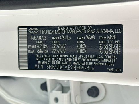 Used 2022 Hyundai Tucson SEL w/ Cargo Package AWD/4WD image 33