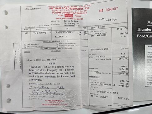 Used 1990 Ford Mustang LX image 87