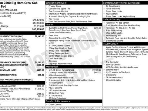 Used 2021 RAM 2500 Big Horn w/ Level 1 Equipment Group AWD/4WD image 2