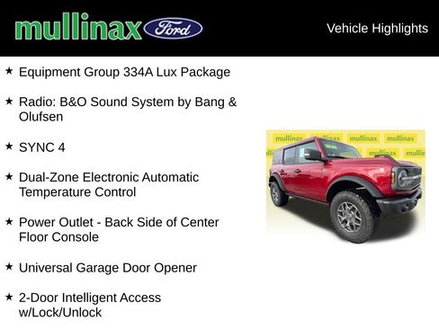 New 2025 Ford Bronco Badlands image 15