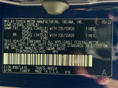 Used 2023 Toyota Highlander L image 34