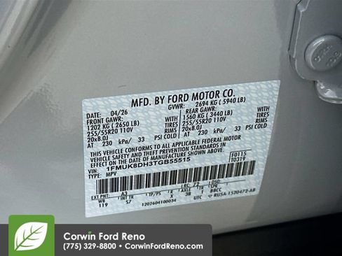 New 2026 Ford Explorer Active w/ Active Comfort Package AWD/4WD image 35