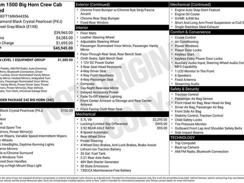 Used 2021 RAM 1500 Big Horn RWD image 28