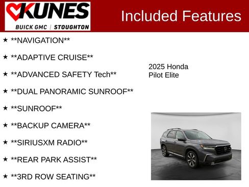 Used 2025 Honda Pilot Elite image 2