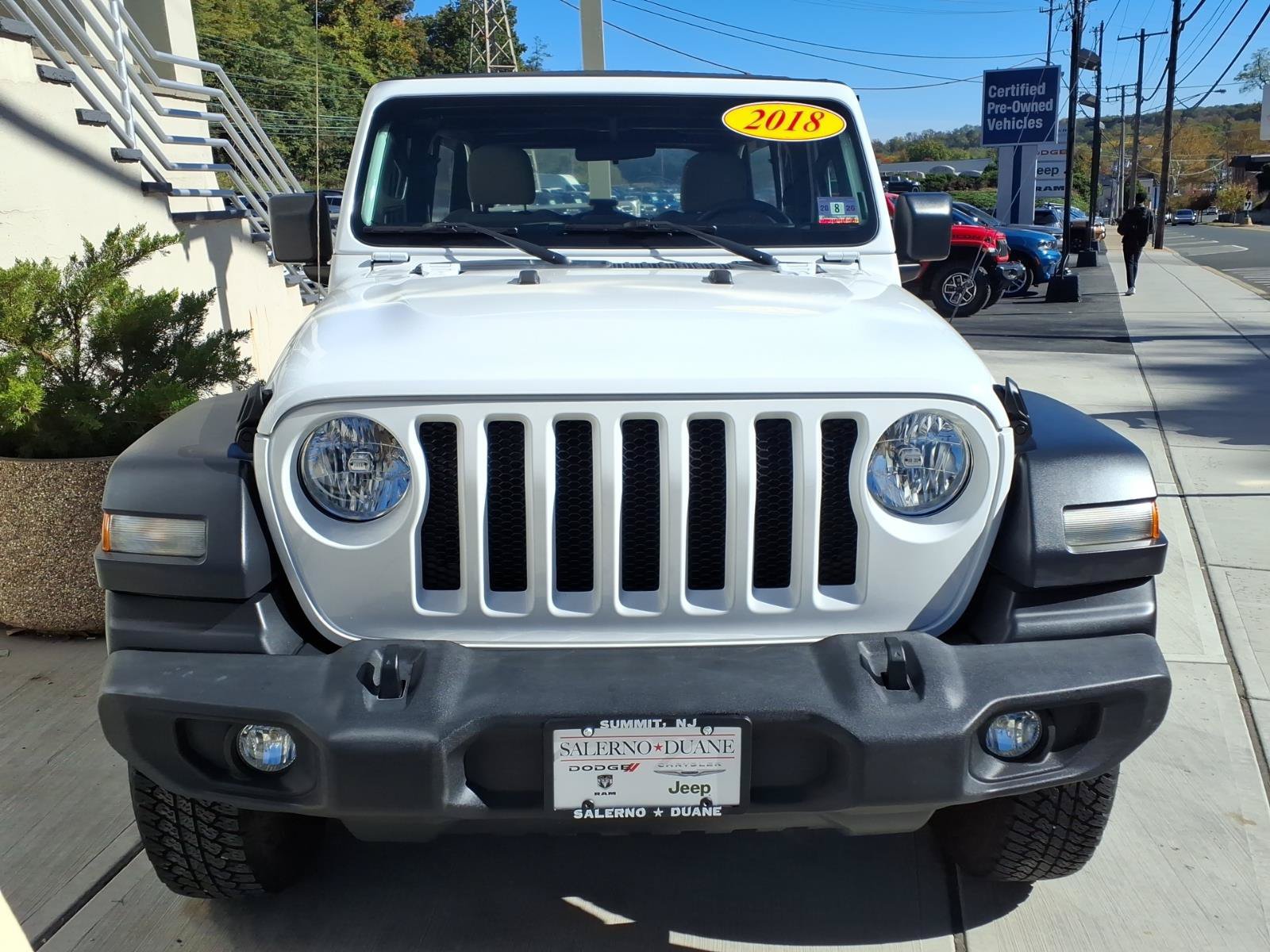 Certified 2018 Jeep Wrangler Unlimited Sport AWD/4WD image 2