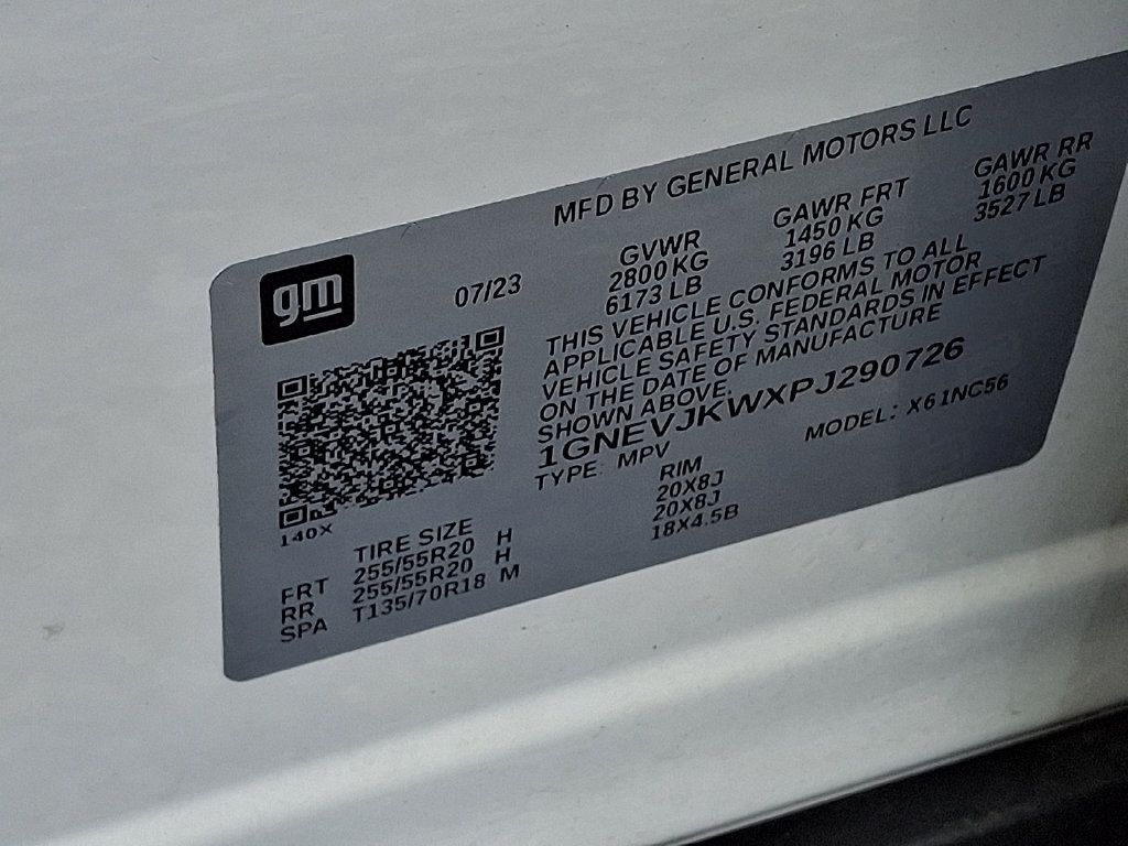 Certified 2023 Chevrolet Traverse RS AWD/4WD image 26